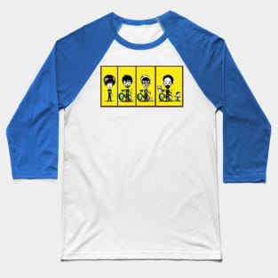 hipster circle of life from hobo to boho cartoon Baseball T-Shirt